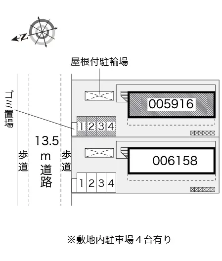 周南市川手２丁目 月極駐車場